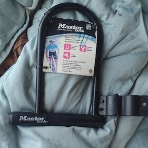 Master Lock Black U-Lock NWT